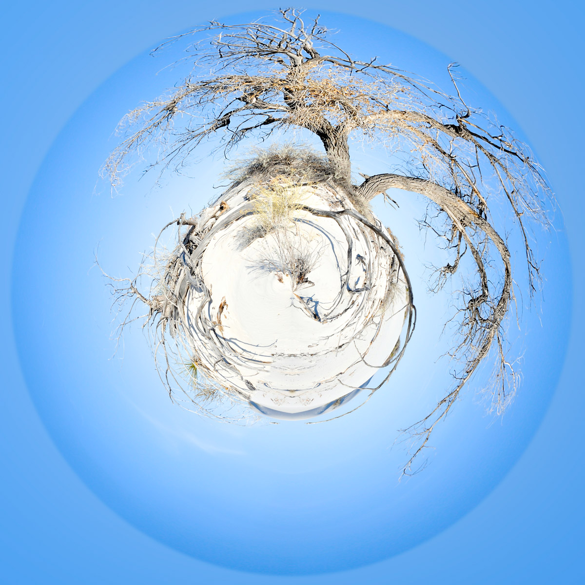 Superbe Photo Mini Planete Usa White Sands Nouveau Mexique Photographe Professionnel Paul Marnef