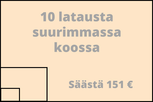 Latauspaketit 10kuvaa