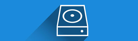 Storage Hard Drive Button Mobile Frontpage