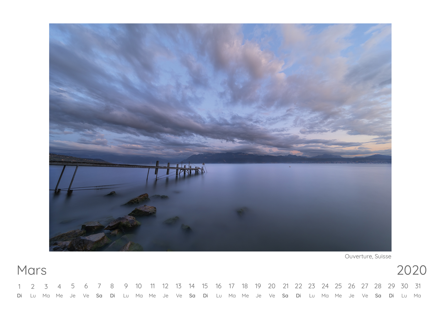 Calendrier 2020 Marsk