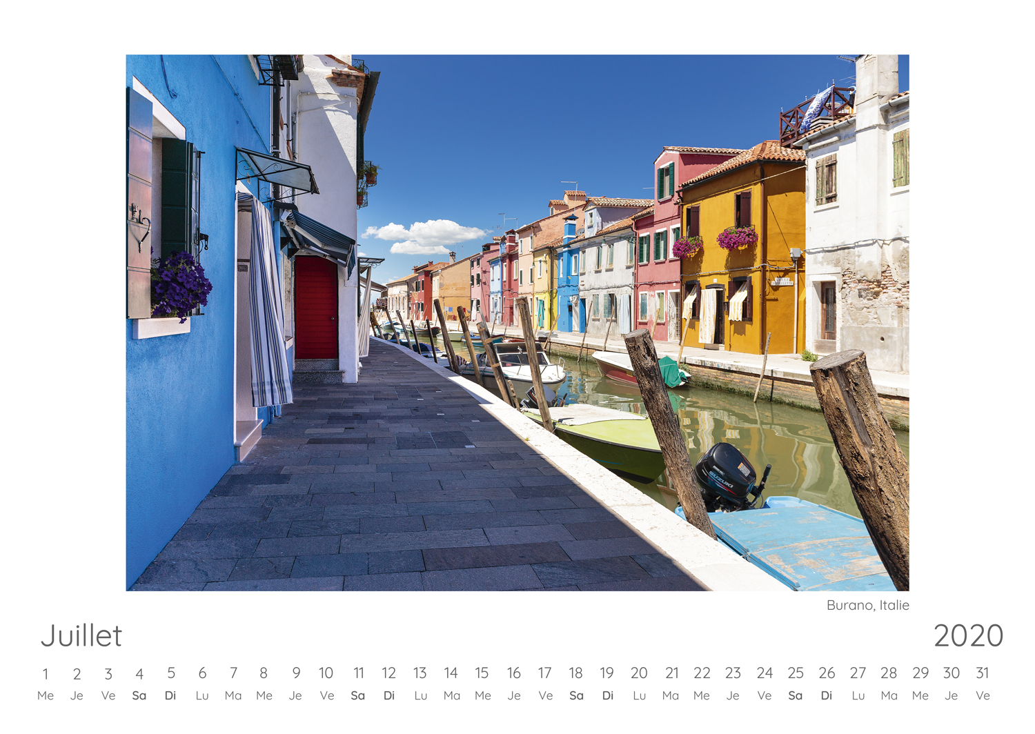 Calendrier 2020 Annickjuillet