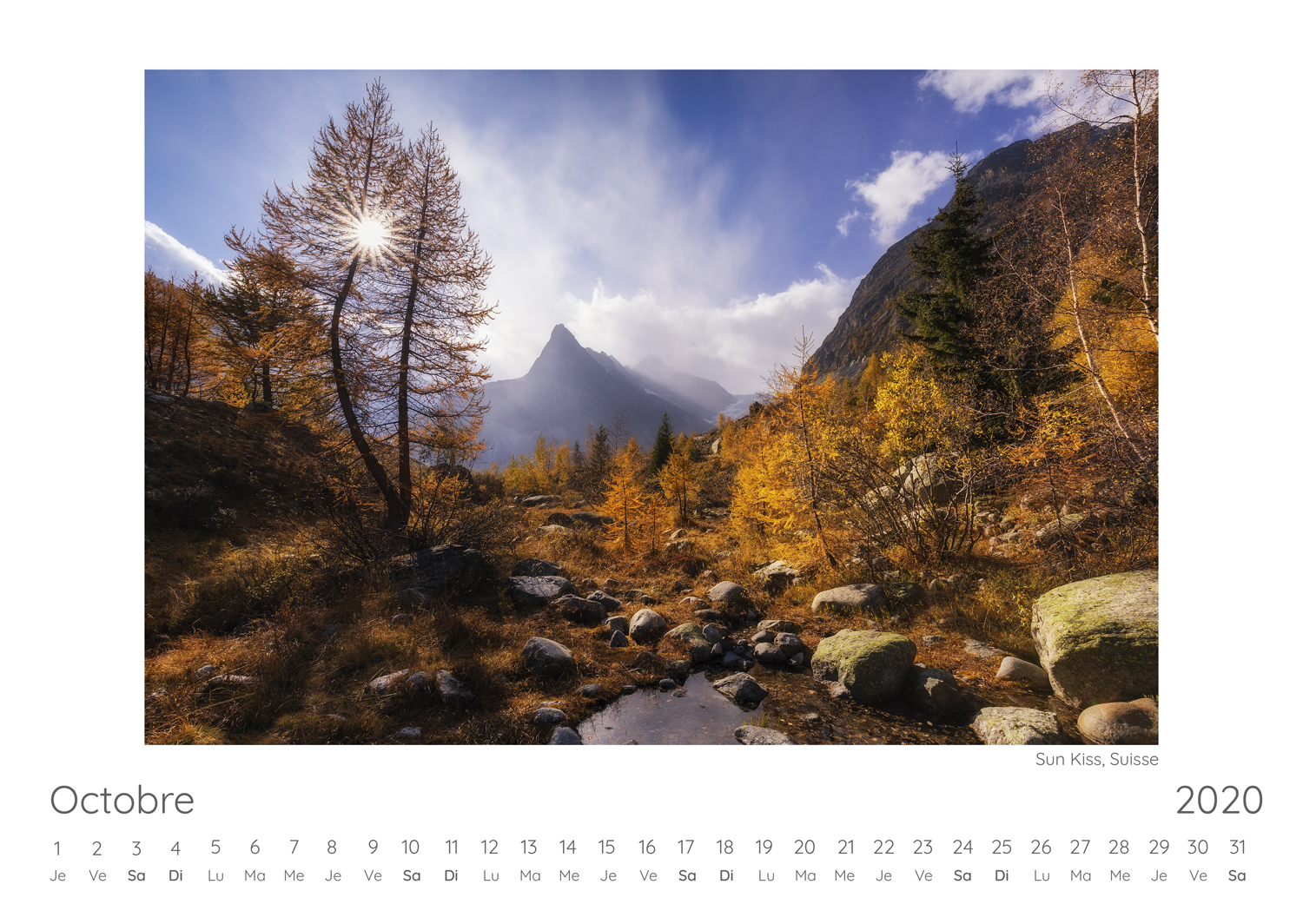 Calendrier 2020 Annickoctobre