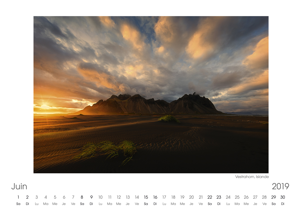 Calendrier 2019 Juin
