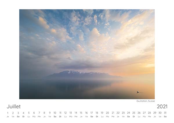 Calendrier 2021 Juillet