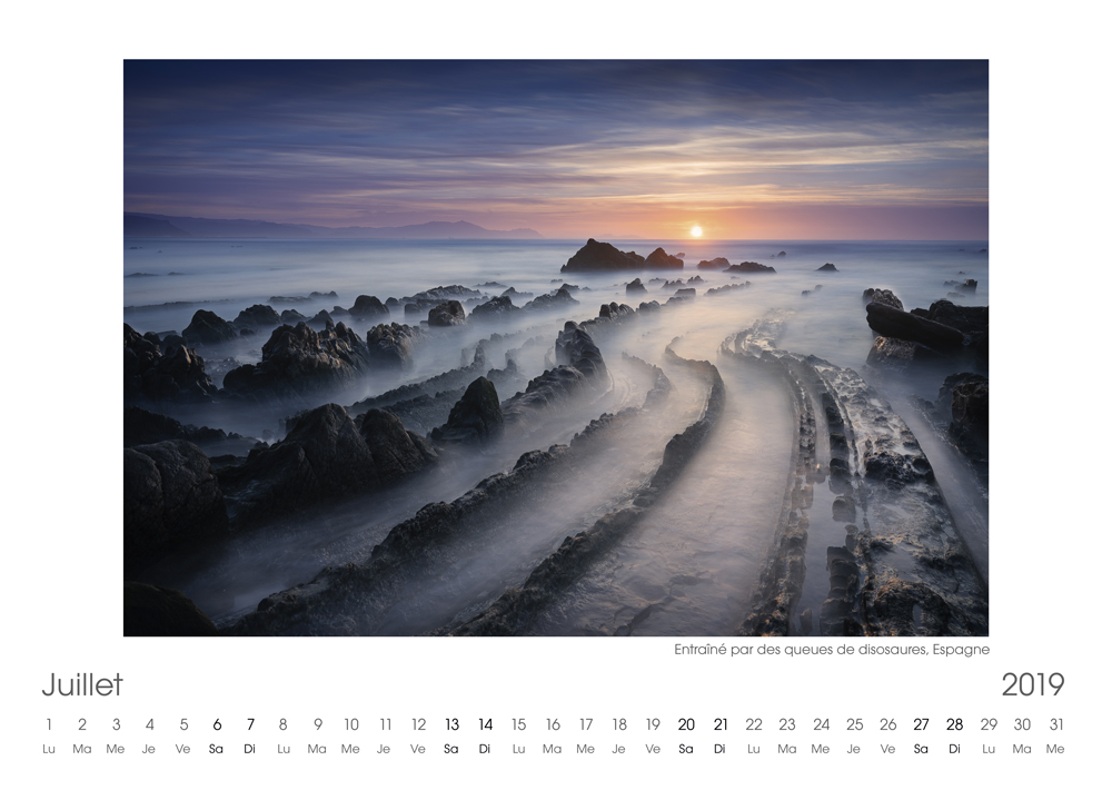 Calendrier 2019 Juille