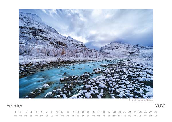 Calendrier 2021 Fevrier