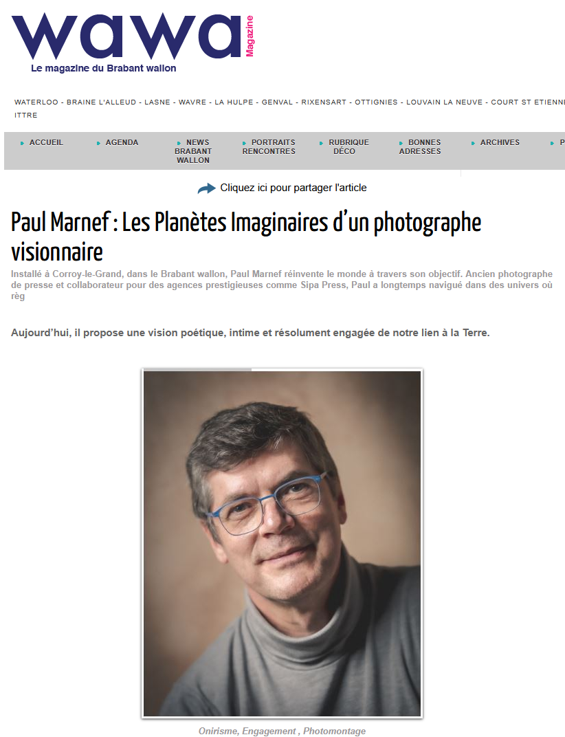 Article Wawa Magazine Sur Paul Marnef