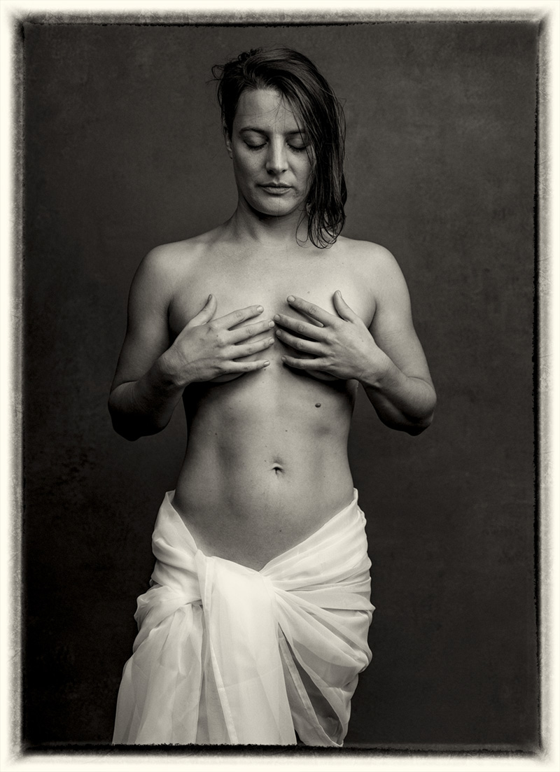 Portrait D Art Gomme Bichromatée Didier Gillis 